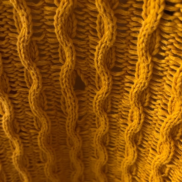 Mo:Vint Golden Open Knit Women's Cardigan Boho - Picture 7 of 7